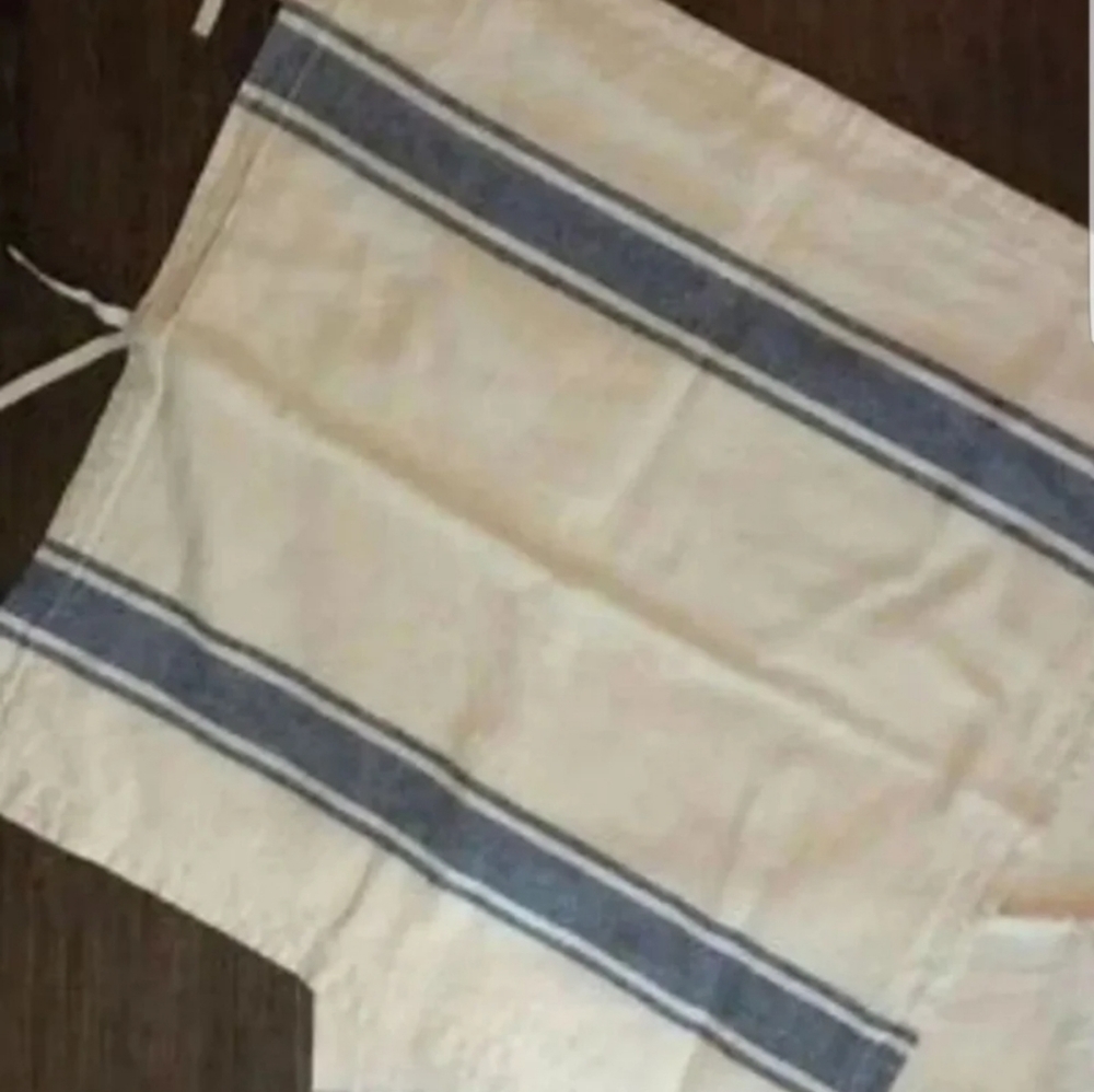 2 Ralph Lauren Bluff Point blue stripe EURO pillow shams